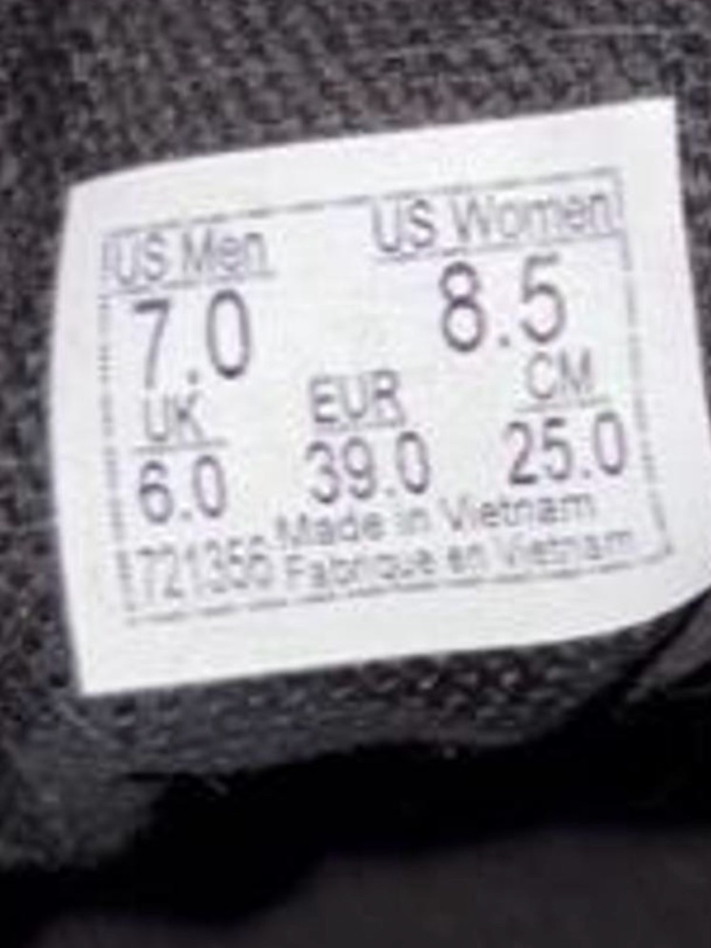 Vans velvet old school skate shoe men’s size 7 womens 8.5 - Picture 5 of 7